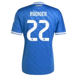 Real Madrid Rüdiger 22 Third Shirt 2025-2026 Voetbaltenue