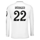 Real Madrid Rüdiger 22 Thuisshirt 2024-2025 L/S Voetbaltenue