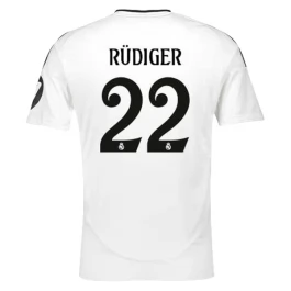 Real Madrid Rüdiger 22 Thuisshirt 2024-2025 Voetbaltenue