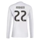 Real Madrid Rüdiger 22 Thuisshirt 2025-2026 L/S Voetbaltenue