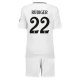 Real Madrid Rüdiger 22 Thuisshirt Kids 2024-2025 Voetbaltenue