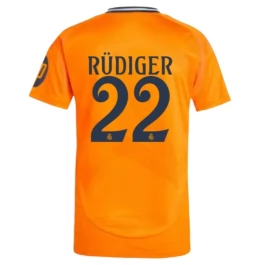 Real Madrid Rüdiger 22 Uitshirt 2024-2025 Voetbaltenue