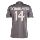 Real Madrid Tchouaméni 14 Third Shirt 2024-2025 Voetbaltenue