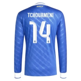 Real Madrid Tchouameni 14 Third Shirt 2025-2026 L/S Voetbaltenue