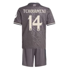 Real Madrid Tchouaméni 14 Third Shirt Kids 2024-2025 Voetbaltenue