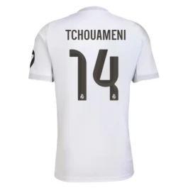 Real Madrid Tchouaméni 14 Thuisshirt 2025-2026 Voetbaltenue