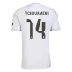 Real Madrid Tchouaméni 14 Thuisshirt 2025-2026 Voetbaltenue