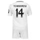 Real Madrid Tchouaméni 14 Thuisshirt Kids 2024-2025 Voetbaltenue