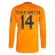 Real Madrid Tchouaméni 14 Uitshirt 2024-2025 L/S Voetbaltenue