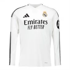 Real Madrid Thuisshirt 2024-2025 L/S Voetbaltenue