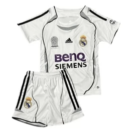 Real Madrid Thuisshirt Kids Retro 2006-2007 Voetbaltenue