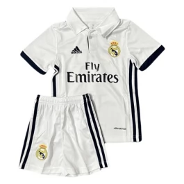 Real Madrid Thuisshirt Kids Retro 2016-2017 Voetbaltenue