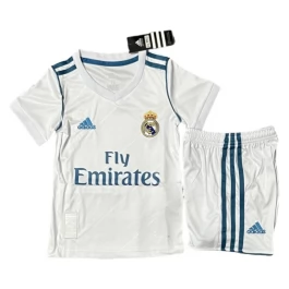 Real Madrid Thuisshirt Kids Retro 2017-2018 Voetbaltenue