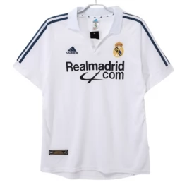 Real Madrid Thuisshirt Retro 2001-2002 Voetbaltenue