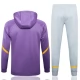 Real Madrid Trainingsjackpakken 2024-25 - Hoodie Purper