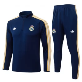 Real Madrid Trainingspak 2026-27 - 1-4 Zip Blauw