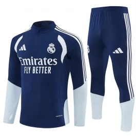 Real Madrid Trainingspak 2026-27 Kind - 1-4 Zip Blauw