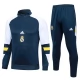 Real Madrid Trainingspakken 2023-24 - 1-4 Zip Blauw