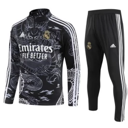 Real Madrid Trainingspakken 2023-24 - 1-4 Zip Zwart