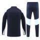 Real Madrid Trainingspakken 2024-25 - 1-4 Zip Blauw