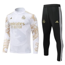 Real Madrid Trainingspakken 2024-25 - 1-4 Zip Dragon Gold
