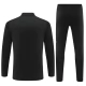 Real Madrid Trainingspakken 2024-25 - 1-4 Zip Zwart Gold