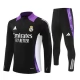 Real Madrid Trainingspakken 2024-25 - 1-4 Zip Zwart Purper