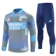 Real Madrid Trainingspakken 2025-26 - 1-4 Zip Blauw