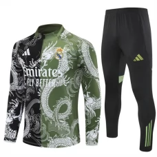 Real Madrid Trainingspakken 2025-26 - 1-4 Zip Groen