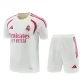 Real Madrid Trainingsshirt en Shorts 2026-27 Kind Beige