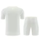 Real Madrid Trainingsshirt en Shorts 2026-27 Kind Beige