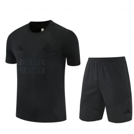 Real Madrid Trainingsshirt en Shorts 2026-27 Kind Zwart