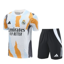 Real Madrid Trainingsshirt Pakken 2024-25 - Shorts Geel