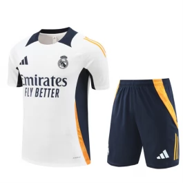 Real Madrid Trainingsshirt Pakken 2024-25 - Shorts Wit