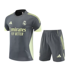 Real Madrid Trainingsshirt Pakken 2025-26 - Shorts Grijs
