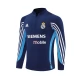 Real Madrid Trainingssweater 2003-04 - 1-4 Zip Retro Blauw