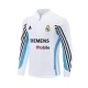 Real Madrid Trainingssweater 2003-04 - 1-4 Zip Retro Wit