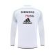Real Madrid Trainingssweater 2004-05 - 1-4 Zip Retro Wit