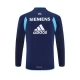 Real Madrid Trainingssweater 2005-06 - 1-4 Zip Retro Blauw
