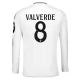 Real Madrid Valverde 8 Thuisshirt 2024-2025 L/S Voetbaltenue