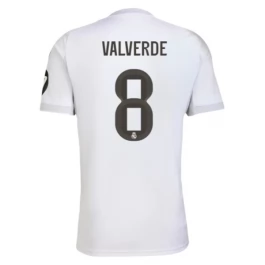 Real Madrid Valverde 8 Thuisshirt 2025-2026 Voetbaltenue