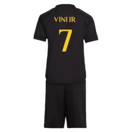 Real Madrid Vini Jr. 7 Third Shirt Kids 2023-2024 Voetbaltenue