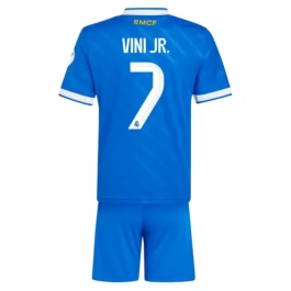 Real Madrid Vini Jr. 7 Third Shirt Kids 2025-2026 Voetbaltenue