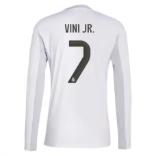 Real Madrid Vini Jr. 7 Thuisshirt 2025-2026 L/S Voetbaltenue