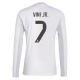 Real Madrid Vini Jr. 7 Thuisshirt 2025-2026 L/S Voetbaltenue