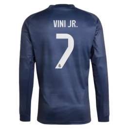 Real Madrid Vini Jr. 7 Uitshirt 2025-2026 L/S Voetbaltenue