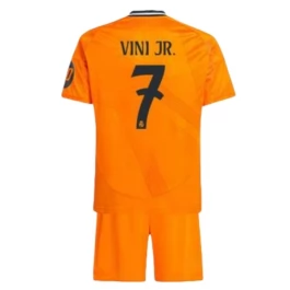 Real Madrid Vini Jr. 7 Uitshirt Kids 2024-2025 Voetbaltenue