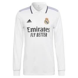 Real Madrid Voetbaltenue 2022-2023 Thuisshirt - L/S