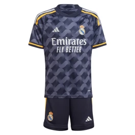 Real Madrid Voetbaltenue 2023-2024 Uitshirt Kids