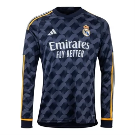 Real Madrid Voetbaltenue 2023-2024 Uitshirt - L/S